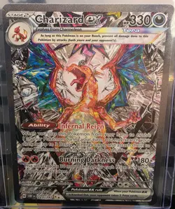 Pokemon TCG Charizard ex Sv03: Obsidian Flames 223/197 Holo Special Illustration - Image 1