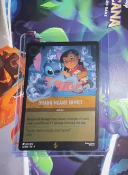 Disney Lorcana Ohana Means Family Lilo & Stitch Action Card 32/204 - Image 1