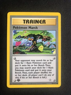 1st edition Pokemon March 102/111 Neo Genesis Pokemon card - Image 1