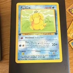 Pokemon Psyduck 1st Edition Team Rocket Basic 50 HP Regular 65/82 Card - Image 1