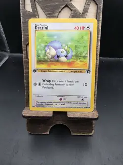 Pokemon Dratini Card 53/82 1st Edition Common NM Condition - Image 1