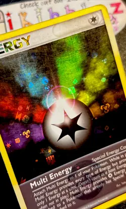 Multi Energy 103/112 MP Energy Holo Cool Swirl Ex Fire Red & Leaf Pokemon Card! - Image 1