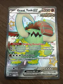 Pokemon Great Tusk ex 072 Sv: Scarlet & Violet Promo Cards Holo - Image 1