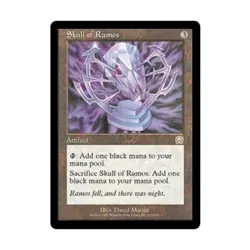 WotC MtG Mercadian Masques Skull of Ramos (R) (Foil) NM - Image 1