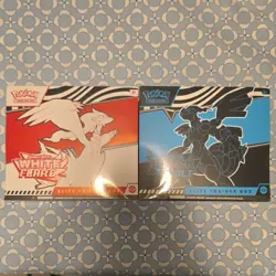 Pokemon TCG White Flare & Black Bolt Elite Trainer Box 2x English - Image 1