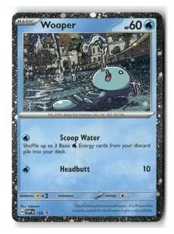 Wooper 155 Cosmo Holo Promo Scarlet & Violet Promo Pokemon Near Mint - Image 1
