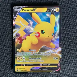 Pikachu V SWSH061 SWSH: Sword & Shield Black Star Promo Near Mint(NM Pokemon TCG - Image 1