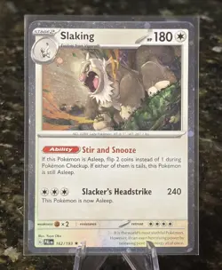 Slaking 162/193 - Paldea Evolved - Pokemon TCG - Cosmos Holo Promo - NM - Image 1