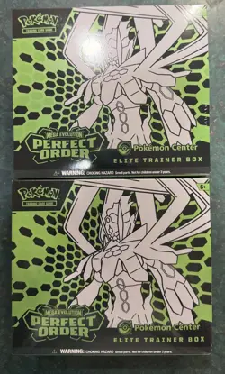 Pokemon TCG Perfect Order Pokemon Center Elite Trainer Box ETB Lot Of 2 Sealed - Image 1