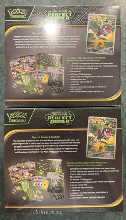 Pokemon TCG Perfect Order Pokemon Center Elite Trainer Box ETB Lot Of 2 Sealed - Image 2