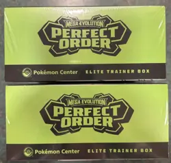 Pokemon TCG Perfect Order Pokemon Center Elite Trainer Box ETB Lot Of 2 Sealed - Image 3