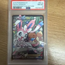 PSA 8 Sylveon EX Radiant Collection RC32/RC32 Pokemon Generations English NM - Image 1