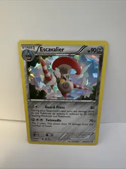 Pokemon TCG Escavalier Noble Victories 80/101 Exclusive Cracked Ice Holo NM/LP - Image 1