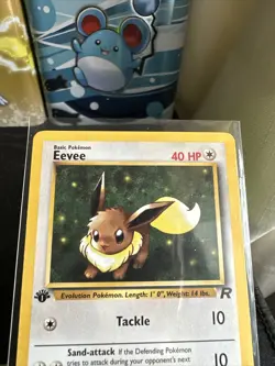 Pokemon TCG Eevee Team Rocket 55 Regular 1st Edition Common - Image 2