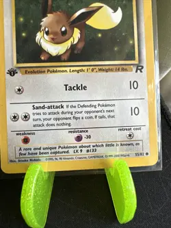 Pokemon TCG Eevee Team Rocket 55 Regular 1st Edition Common - Image 3