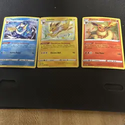 Pokemon TCG Black Star Promo Cosmos PE Jolteon Flareon Vaporeon 167 168 169 NM - Image 1