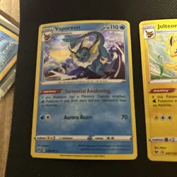 Pokemon TCG Black Star Promo Cosmos PE Jolteon Flareon Vaporeon 167 168 169 NM - Image 4