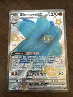Pokemon Glimmora ex 218/091 SV: Paldean Fates Shiny Ultra Rare Holo - Image 1