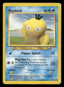 Psyduck 79/105 DMG Common Neo Destiny 2002 Pokemon TCG - Image 1