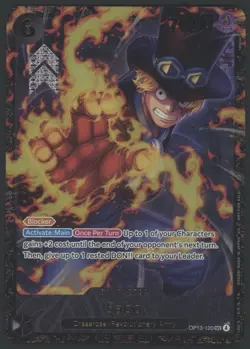 2025 ONE PIECE PROMOS STORE TREASURE CUP-CHAMP #120 SABO - Image 1