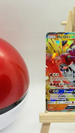 Pokemon Card Ho-Oh GX SM57 Sun & Moon Black Star Promo NM - Image 2
