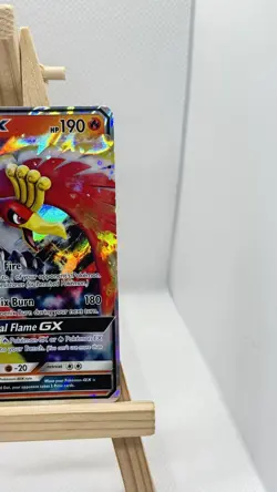 Pokemon Card Ho-Oh GX SM57 Sun & Moon Black Star Promo NM - Image 3