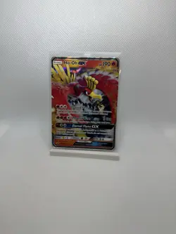Pokemon TCG: HO-OH GX SM57 Sun & Moon Black Star Promo - Image 1