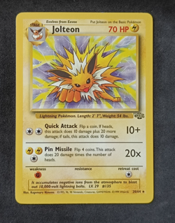 Pokemon TCG Jolteon 20/64 Jungle Regular Non-Holo Rare Card Vintage WOTC - NM-LP - Image 1