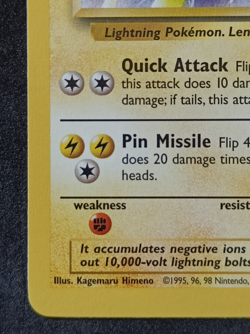 Pokemon TCG Jolteon 20/64 Jungle Regular Non-Holo Rare Card Vintage WOTC - NM-LP - Image 5