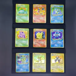 Master Complete Base set Jungle Fossil Team Rocket MP Japanese Pokemon Card - Image 1