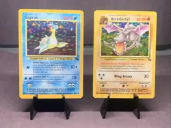 Pokemon TCG Fossil Set Lot of 2 Cards Holo Rare - WOTC Era VTG 1999 LP - Image 1