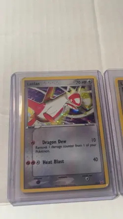 Pokemon Latias 4/10 and Latios 2/10 Basic Holo Cards 2004 Lot - Image 2