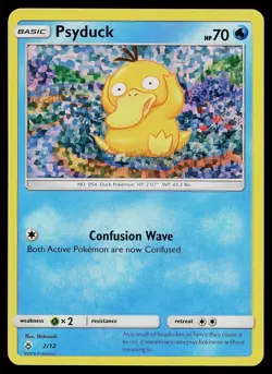 Pokemon Card McDonald's Promos 2018 Psyduck 2/12 Confetti Holo - Image 1