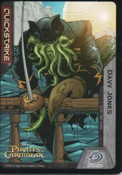 Pirates TCG - Dead Man's Chest Chamber Card - Davy Jones #189 - Image 1