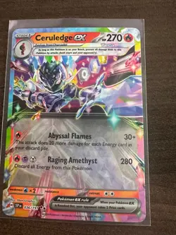 Ceruledge ex 036/191 - Ultra Rare Holo - Surging Sparks Pokemon Card NM - Image 1