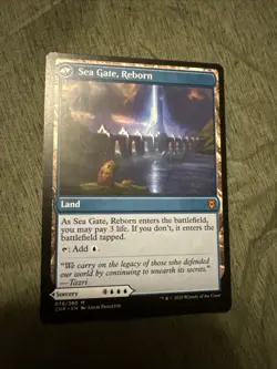Magic: The Gathering Zendikar Rising Sea Gate Restoration & Sea Gate Reborn Blue - Image 2