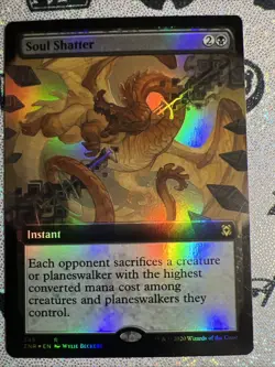 MTG - Soul Shatter (Extended Art) Zendikar Rising FOIL NM - Image 1