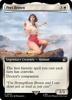 FOIL - Peri Brown (Extended Art) - Universes Beyond: Doctor Who (WHO) - Image 1