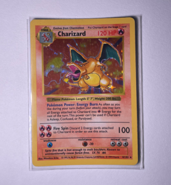 Pokemon TCG Charizard 4/102 Shadowless Base Set Holographic Ungraded - Image 2