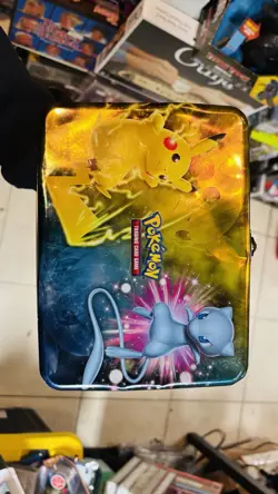 Pokemon TCG 2017 Shining Legends Collector’s Chest Tin Lunch Box RARE - Image 1