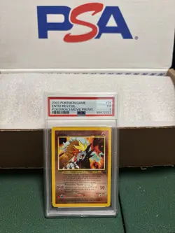 2001 TCG Pokemon Movie 3 Promo #34 Entei Reverse Foil PSA 5 EX - Image 1