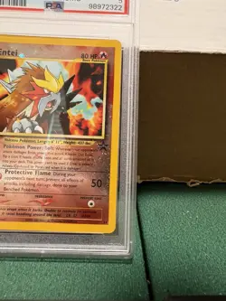 2001 TCG Pokemon Movie 3 Promo #34 Entei Reverse Foil PSA 5 EX - Image 4
