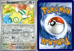 Dunsparce 156/193 C Paldea Evolved Pokemon Reverse Holo NM - Image 3