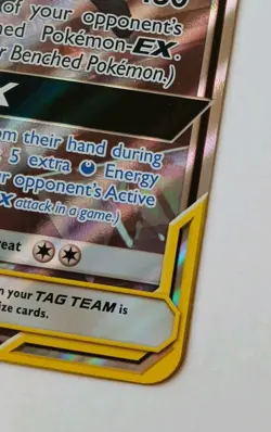 Jumbo UMBREON & DARKRAI GX Tag Team Pokemon Holo Full Art Promo SM241 🌟 LP/NM - Image 3