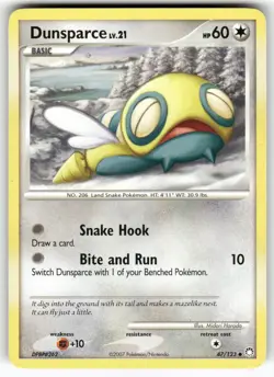 Dunsparce Mysterious Treasures Uncommon Pokemon Lightly played - Image 1