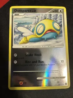 Pokemon Dunsparce - 47/123 - Reverse Holo - Mysterious Treasures - Image 1