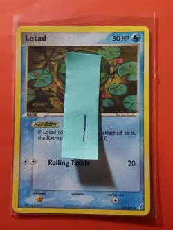 2006 Pokemon EX Crystal Guardians #55 Lotad, C, NF/H, cd1 - Image 3