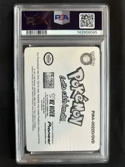 2000 Pokemon Pioneer Hang Ten Pikachu Lenticular #22 - PSA 8 - Image 2