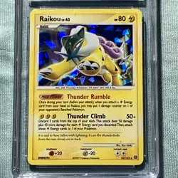 Pokemon Secret Wonders Cracked Ice Holo Raikou 16/132 CGC 9 - Image 2