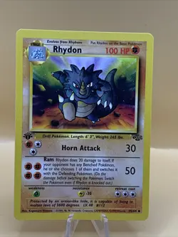 Rhydon First Edition Vintage Pokemon! - Image 1